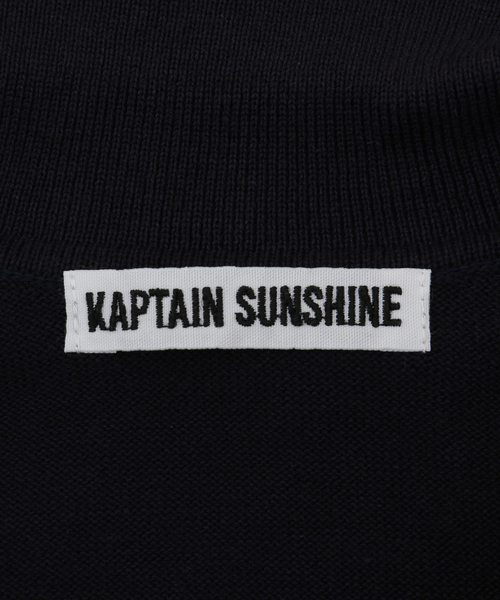 Kaptain Sunshine(キャプテン サンシャイン)の「KAPTAIN SUNSHINE / Cotton Knit Skipper Shirt KS24SKN04(ニット/セーター・メンズ・ネイビー・X-LARGE/LARGE)」の7枚目の写真