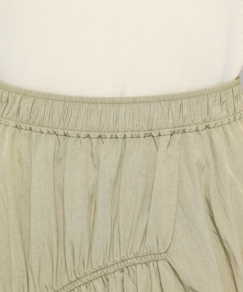 mysty woman（ミスティウーマン）の「ランダムシャーリングスカート 118547（スカート・レディース・チャコールグレー/カーキ/アイボリー・FREE）」の12枚目の写真