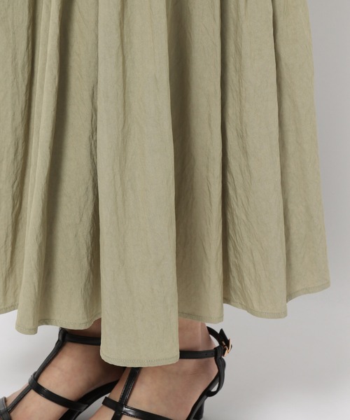 mysty woman（ミスティウーマン）の「ランダムシャーリングスカート 118547（スカート・レディース・チャコールグレー/カーキ/アイボリー・FREE）」の14枚目の写真