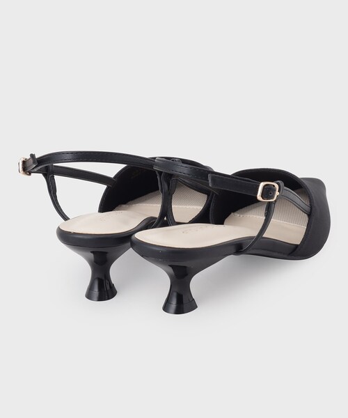 OPAQUE.CLIP（オペークドットクリップ）の「◆【大草直子さんコラボ】2WAYリボン付パンプス（パンプス・レディース・ピンク系/ブラック・03/02/01）」の6枚目の写真