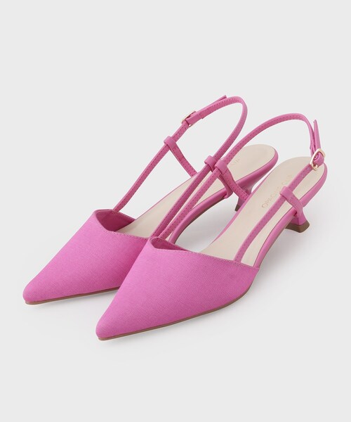 OPAQUE.CLIP（オペークドットクリップ）の「◆【大草直子さんコラボ】2WAYリボン付パンプス（パンプス・レディース・ピンク系/ブラック・03/02/01）」の12枚目の写真