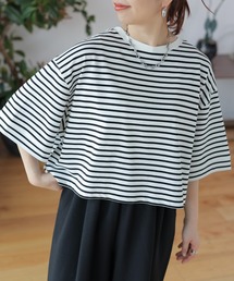 LEPSIM | ワイドクロップドT　987481(Tシャツ/カットソー)