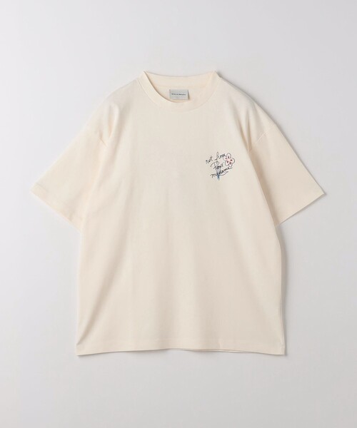 Drole De Monsieur（ドロール ド ムッシュ）の「＜DROLE DE MONSIEUR＞ SLOGAN ESQUISSE Tシャツ（Tシャツ/カットソー・メンズ・ブラック/オフホワイト・L/M）」の3枚目の写真