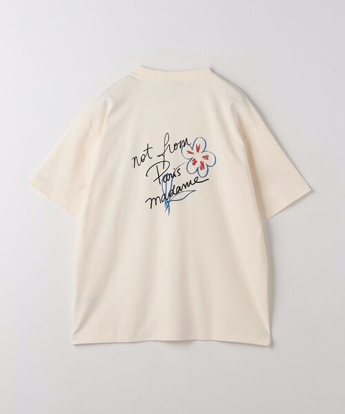 Drole De Monsieur（ドロール ド ムッシュ）の「＜DROLE DE MONSIEUR＞ SLOGAN ESQUISSE Tシャツ（Tシャツ/カットソー・メンズ・ブラック/オフホワイト・L/M）」の4枚目の写真