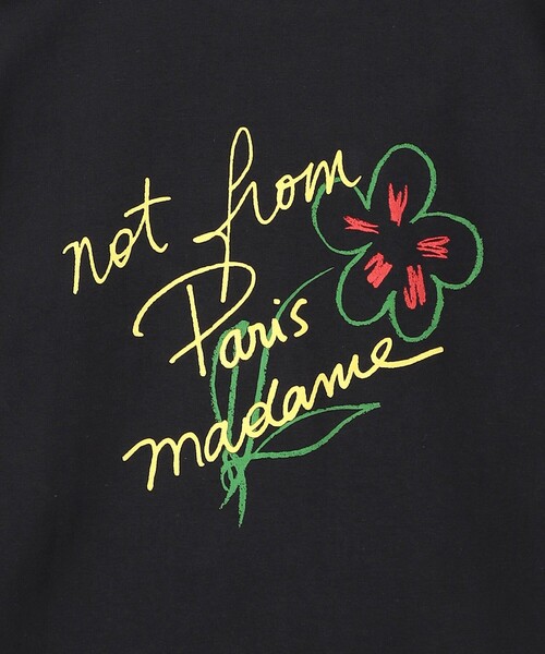 Drole De Monsieur（ドロール ド ムッシュ）の「＜DROLE DE MONSIEUR＞ SLOGAN ESQUISSE Tシャツ（Tシャツ/カットソー・メンズ・ブラック/オフホワイト・L/M）」の14枚目の写真