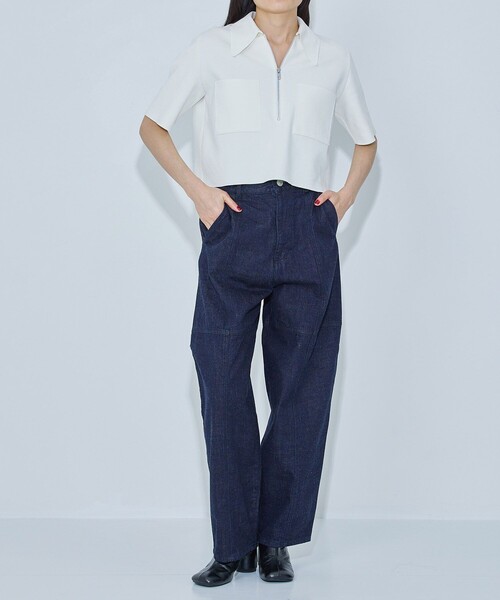 【新品未使用】WRAPINKNOT_FRONT ZIP SHORT SHIRT WRAPINKNOT FRONT ZIP SHORT SHIRT