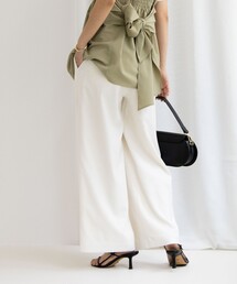 NOLLEY’S | 《セットアップ対応》ウォッシャブル麻調ワイドパンツ(その他パンツ)