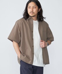 SHIPS | SHIPS:〈吸水速乾〉Micro Dot Air(R) レギュラーカラー ショートスリーブ シャツ(シャツ/ブラウス)