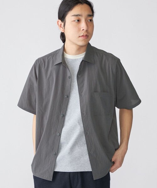 SHIPS(シップス)の「SHIPS:〈吸水速乾〉Micro Dot Air(R) レギュラーカラー ショートスリーブ シャツ(シャツ/ブラウス・メンズ・チャコールグレー/ブラック/カーキ・SMALL/MEDIUM/LARGE/X-LARGE)」の20枚目の写真