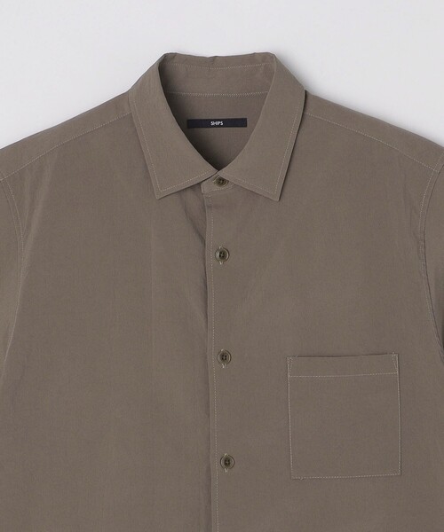 SHIPS(シップス)の「SHIPS:〈吸水速乾〉Micro Dot Air(R) レギュラーカラー ショートスリーブ シャツ(シャツ/ブラウス・メンズ・チャコールグレー/ブラック/カーキ・SMALL/MEDIUM/LARGE/X-LARGE)」の17枚目の写真