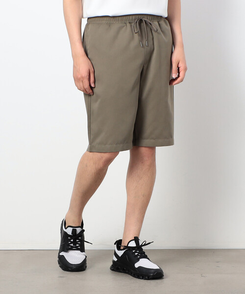 COMME CA ISM（コムサイズム）の「ポリエステルツイル ソフトピーチ ショートパンツ（その他パンツ・メンズ・チャコール/ブラック/カーキ/ブルー・MEDIUM/LARGE）」の3枚目の写真
