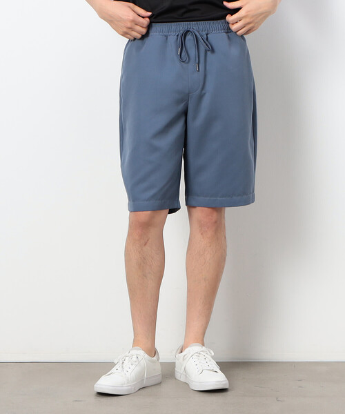 COMME CA ISM（コムサイズム）の「ポリエステルツイル ソフトピーチ ショートパンツ（その他パンツ・メンズ・チャコール/ブラック/カーキ/ブルー・MEDIUM/LARGE）」の11枚目の写真