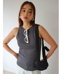 TRUNC 88 | Rib American Sleeve Tank Top(タンクトップ)