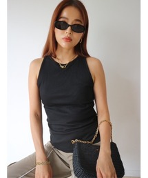 TRUNC | Rib American Sleeve Tank Top(タンクトップ)