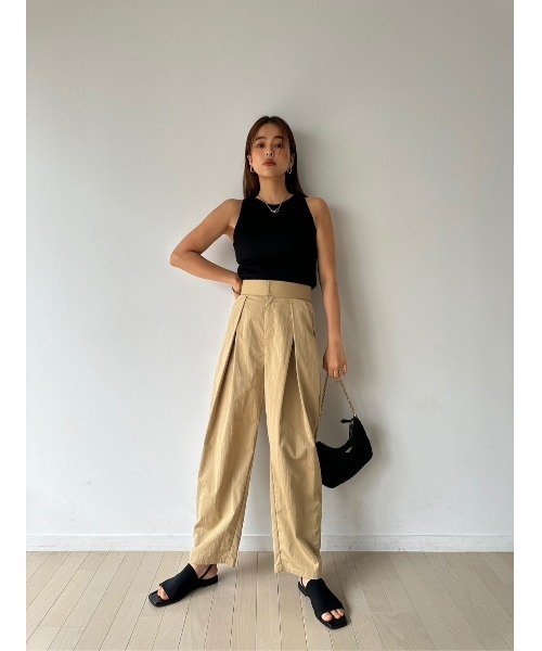 TRUNC(トランクエイティーエイト)の「Rib American Sleeve Tank Top(タンクトップ・レディース・グレー/ブラック/アイボリー・FREE)」の16枚目の写真