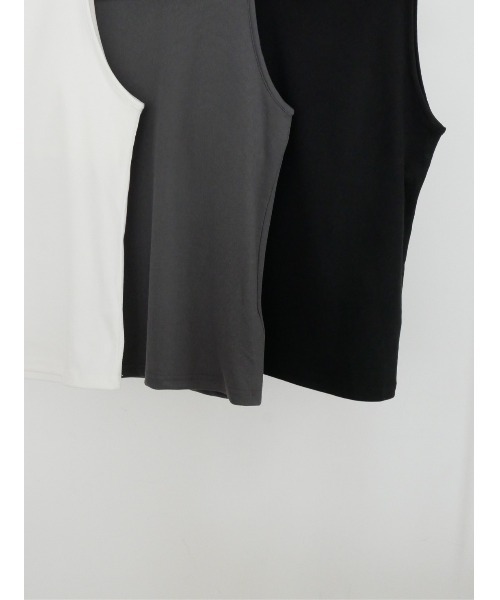 【人気商品】 ✴︎drawers Boat Neck Tanktop プラム TRUNC（トランクエイティーエイト）の「Rib American Sleeve