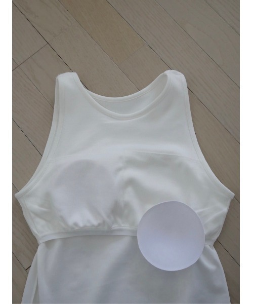 TRUNC(トランクエイティーエイト)の「Rib American Sleeve Tank Top(タンクトップ・レディース・グレー/ブラック/アイボリー・FREE)」の9枚目の写真