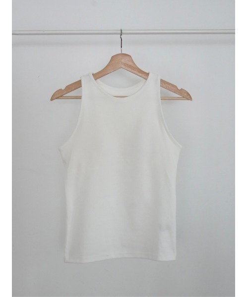 TRUNC(トランクエイティーエイト)の「Rib American Sleeve Tank Top(タンクトップ・レディース・グレー/ブラック/アイボリー・FREE)」の11枚目の写真