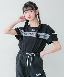 JENNI belle（ジェニィベル）の「【WEB限定】防蚊メッシュプリント肩あきTシャツ（Tシャツ/カットソー・キッズ）」