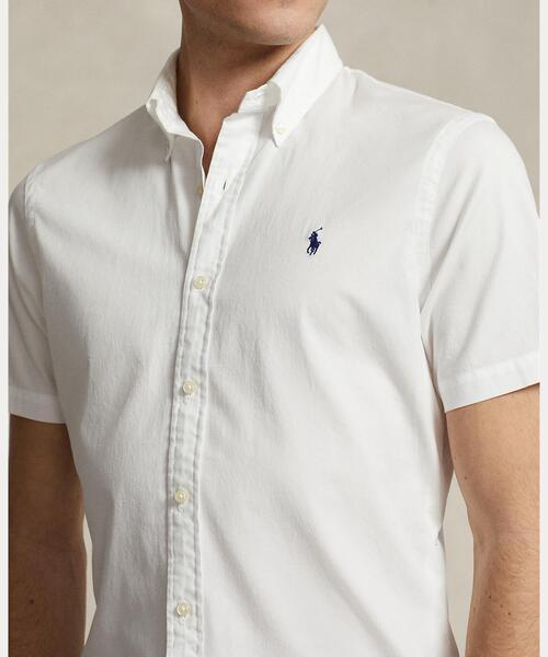 POLO RALPH LAUREN(ポロ ラルフ ローレン)の「クラシック フィット ガーメントダイド ツイル シャツ(シャツ/ブラウス・メンズ・ホワイト・XL/L/M/S/XXL/XS)」の5枚目の写真
