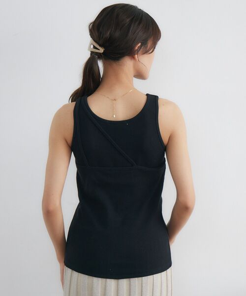 RETRO GIRL（レトロガール）の「アシメデザインタンク（タンクトップ・レディース・レッド/ブラウン/オフホワイト/ブラック・FREE）」の20枚目の写真