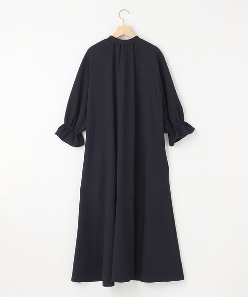 組曲(クミキョク)の「【WEB限定】クレープストレッチ シャツワンピース(ワンピース・レディース・ブルー系/ネイビー系・F)」の18枚目の写真