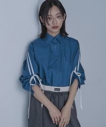 2wayリボンスリーブシャツ