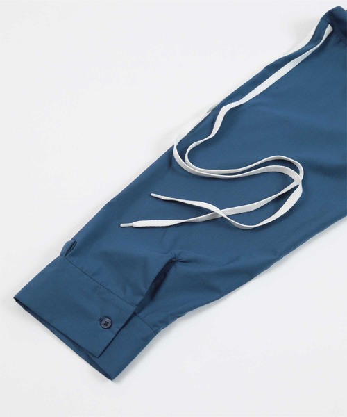 miette（ミエット）の「2wayリボンスリーブシャツ（シャツ/ブラウス・レディース・ネイビー/ブラック/ライトイエロー/グレー/ピンク/オフホワイト・FREE）」の18枚目の写真
