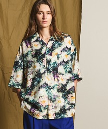 《UNISEX》【LIMITED EDITION】Prime-Over Short Sleeve Open Collar Shirt/プライムオーバーショートスリーブオープンカラーシャツ【MAISON SPECIAL/メゾンスペシャル】