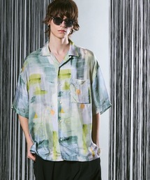 《UNISEX》【LIMITED EDITION】Prime-Over Short Sleeve Open Collar Shirt/プライムオーバーショートスリーブオープンカラーシャツ【MAISON SPECIAL/メゾンスペシャル】