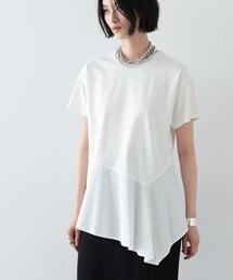GALLEST | アシンメトリぺプラムトップス(Tシャツ/カットソー)