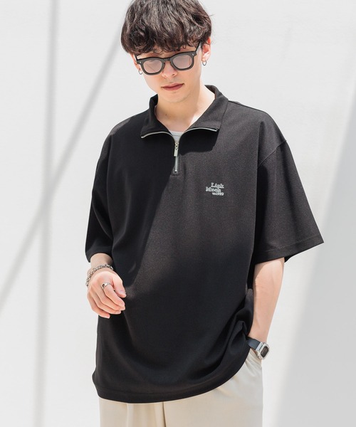 tシャツ ハーフジッププルオーバー レディース WOMENS】ハーフジップ長袖Tシャツ レディースTシャツ 速乾