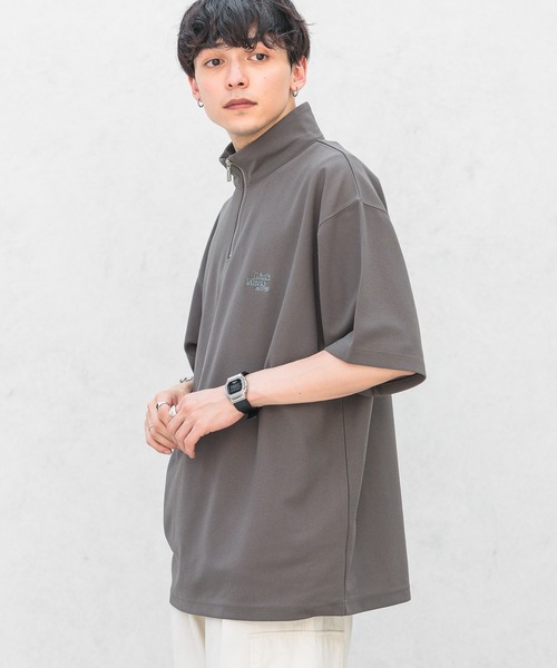 tシャツ 刺繍ロゴジョーゼットプルオーバー レディース COLLAGE GALLARDAGALANTE tシャツ 刺繍ロゴジョーゼットプル
