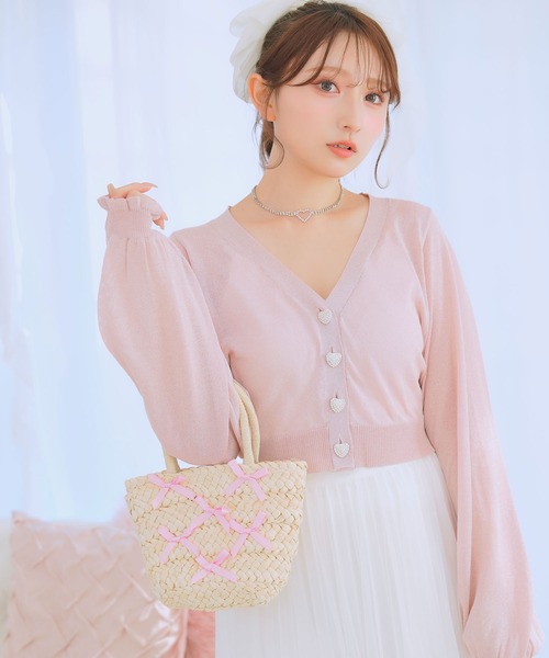 DearMyLoveRose(ディアマイラブローズ)の「ミニミニリボンカゴバッグ(ボストンバッグ・レディース・ホワイト/ベビーピンク/ブルー/グレー/ブラック・FREE)」の16枚目の写真