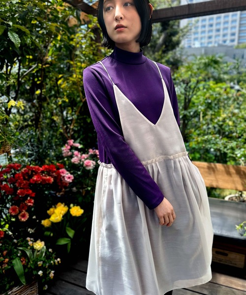 【セール】オーガンジーレイヤードドレス（ワンピース）｜AVIE（アビィ）