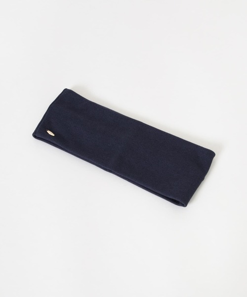 SMELLY(スメリー)の「シンプルリブヘアバンド(ヘアバンド・レディース・ネイビー/ブラック・-)」の5枚目の写真