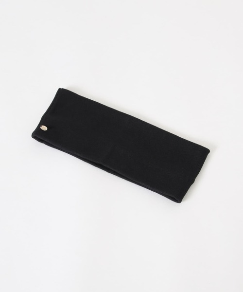 SMELLY(スメリー)の「シンプルリブヘアバンド(ヘアバンド・レディース・ネイビー/ブラック・-)」の6枚目の写真