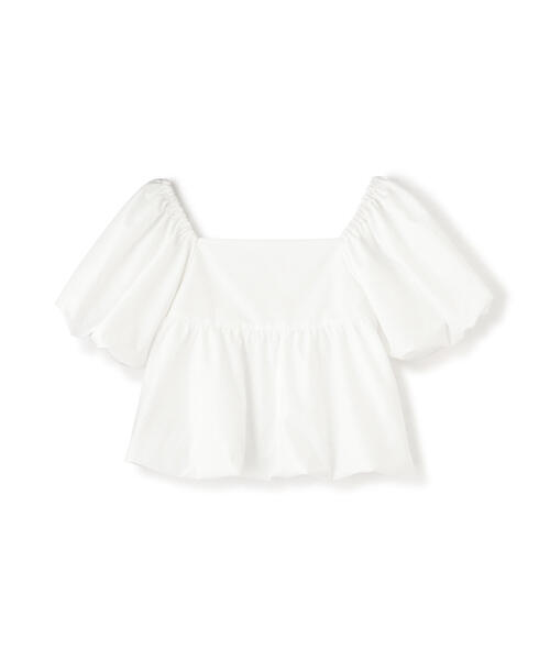 FREE'S MART（フリーズマート）の「■[2WAY]ペプラムバルーンブラウス（シャツ/ブラウス・レディース・ホワイト/ブラック/ブルー・FREE）」の8枚目の写真