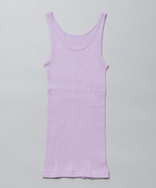コットンリブ2WAYタンクトップ（タンクトップ）｜Munich（ミューニック