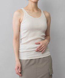 Munich（ミューニック）の「コットンリブ2WAYタンクトップ（タンクトップ）」