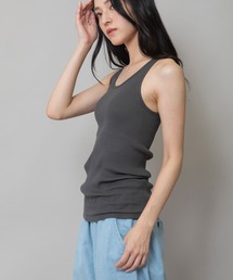 Munich（ミューニック）の「コットンリブ2WAYタンクトップ（タンクトップ）」