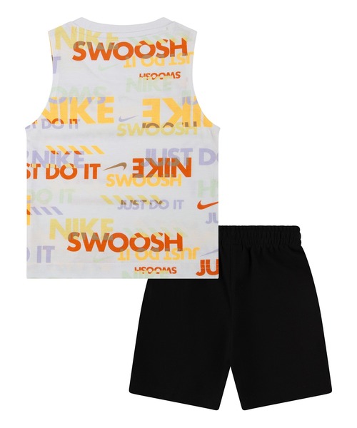 NIKE（ナイキ）の「【NIKE】NKB B NSW PE AOP TANK SHORT SET/タンクトップ＆ショートパンツ/上下セットアップ/キッズ（タンクトップ・キッズ・ブルー/ブラック・90㎝/95cm/100cm）」の3枚目の写真