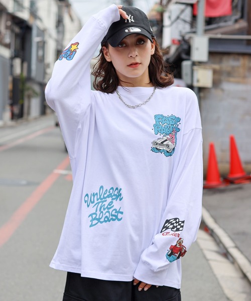 SPINNS（スピンズ）の「ストリート/ロンT アニマルアート（Tシャツ