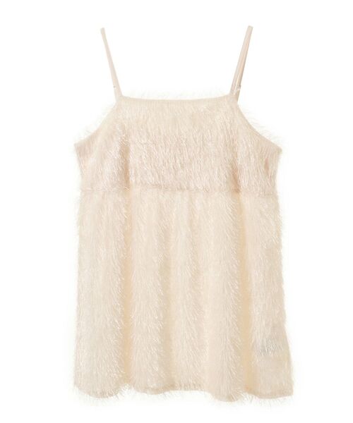 Green Parks(グリーンパークス)の「ラメフリンジカットキャミソールビスチェ(キャミソール・レディース・ブラック/ホワイト系その他2・FREE)」の21枚目の写真