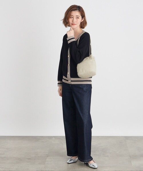 grove(グローブ)の「◆【雑誌掲載】ラメニットチェーン巾着ショルダー(ショルダーバッグ・レディース・アイボリー系3/ライトグレー系3/グレー系その他4/ブラック系3・00)」の10枚目の写真