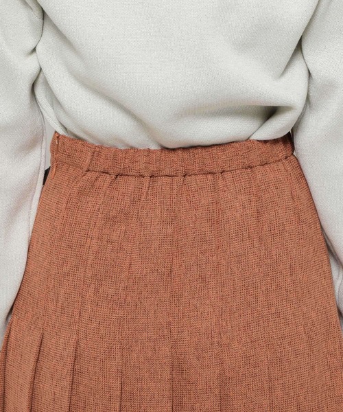 mysty woman（ミスティウーマン）の「ラップライクキルトスカート 149267（スカート・レディース・ブラウン/グレー/オレンジ・FREE）」の8枚目の写真