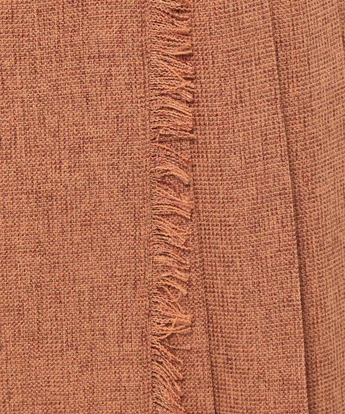 mysty woman（ミスティウーマン）の「ラップライクキルトスカート 149267（スカート・レディース・ブラウン/グレー/オレンジ・FREE）」の6枚目の写真