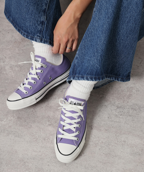 CONVERSE（コンバース）の「【CONVERSE/コンバース】ALL STAR R OX：スニーカー（スニーカー・レディース・ダークパープル・23cm/23.5cm/24cm/24.5cm）」の2枚目の写真