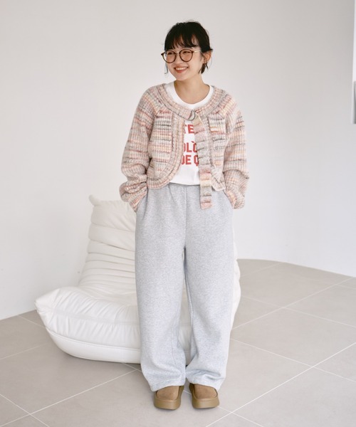 unclip（アンクリップ）の「裏起毛スウェットパンツ（スウェットパンツ・レディース・ライトグレー・MEDIUM/LARGE）」の8枚目の写真