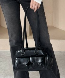 clear | ポケット付きロングハンドルバッグ≪2024AW新作≫(ハンドバッグ)